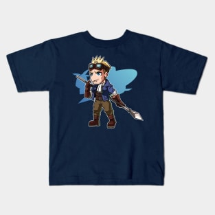 Cid Chibi FF7 Kids T-Shirt